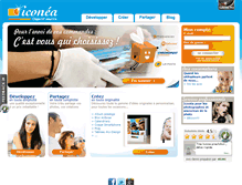 Tablet Screenshot of iconea.fr